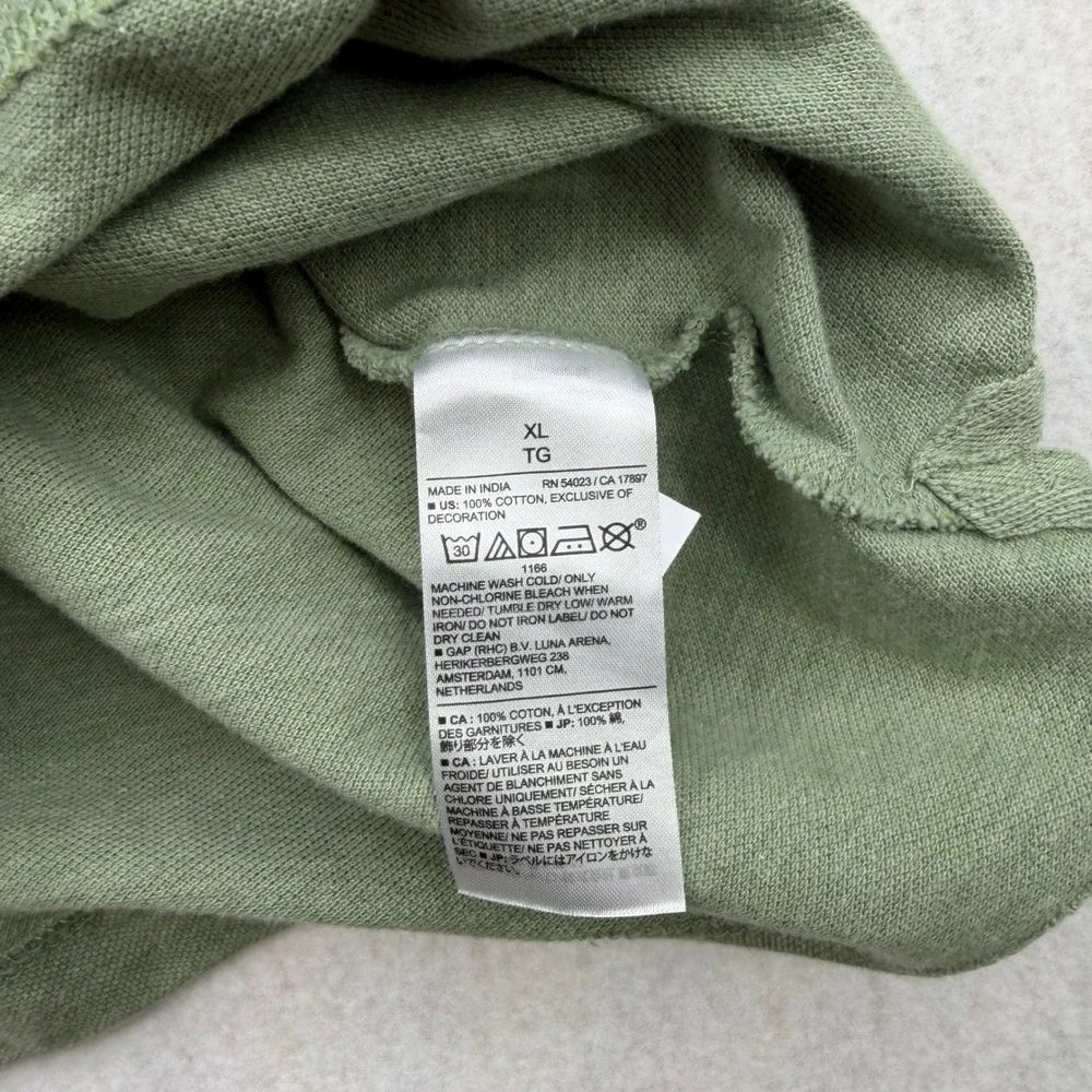 Banana Republic Mens Pique Polo Shirt Sage Green Organic Cotton XL 803392-17